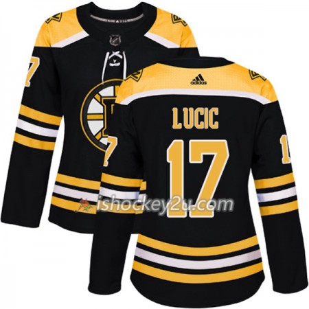 Dame NHL Boston Bruins Trøje Milan Lucic 17 Adidas 2017-2018 Sort Authentic